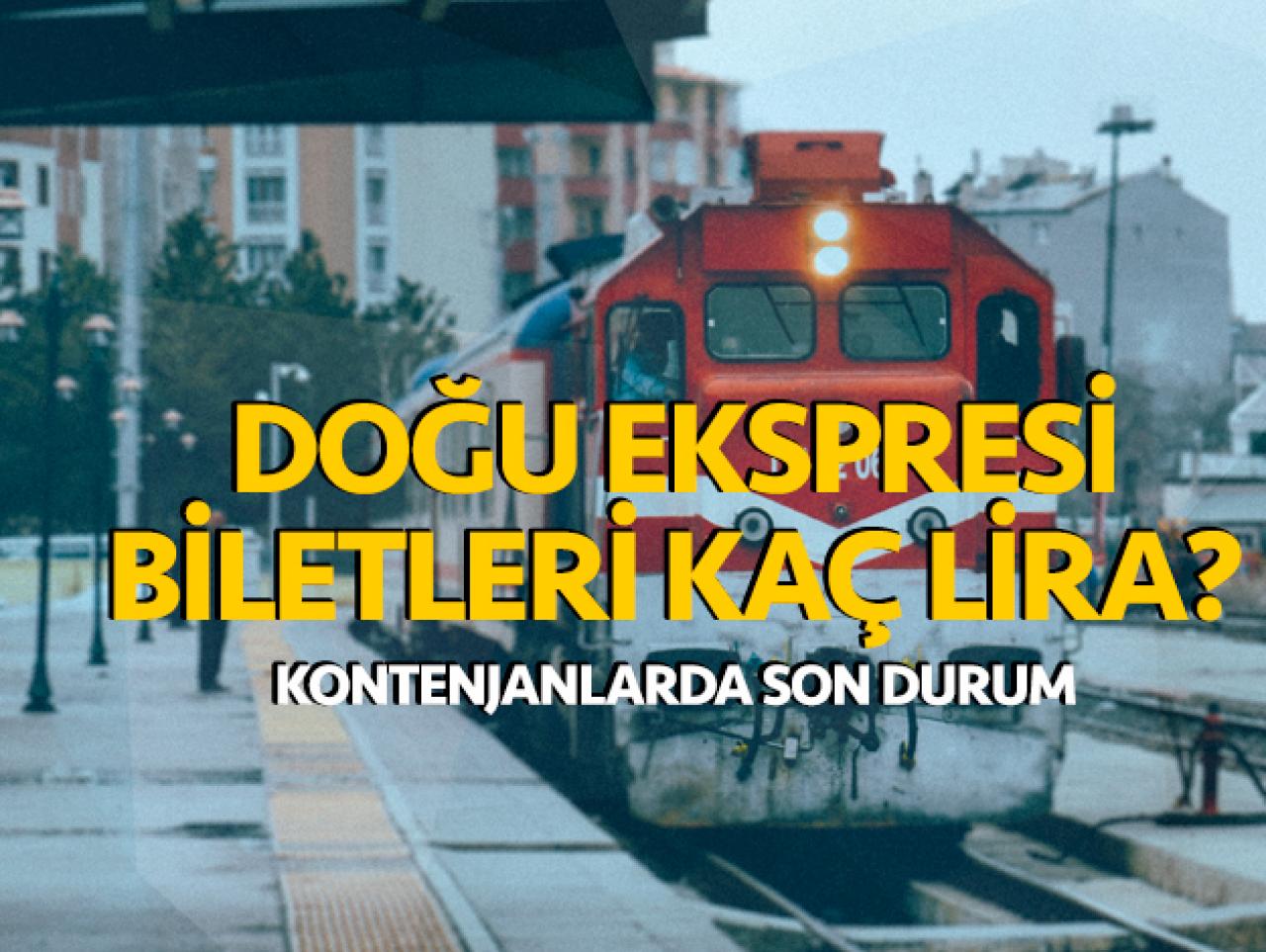 Doğu Ekspresi bileti kaç lira? Bilet nasıl ve nereden alınır