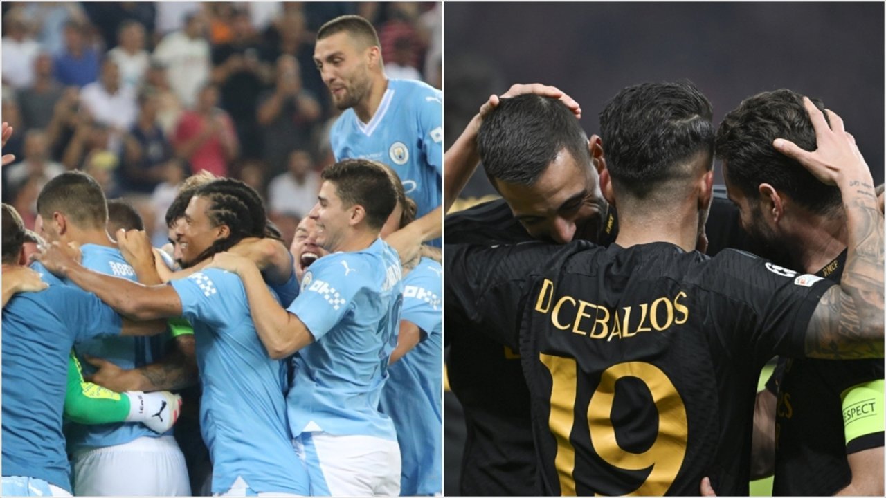 Şampiyonlar Ligi gruplarına Manchester City ve Real Madrid damgası!