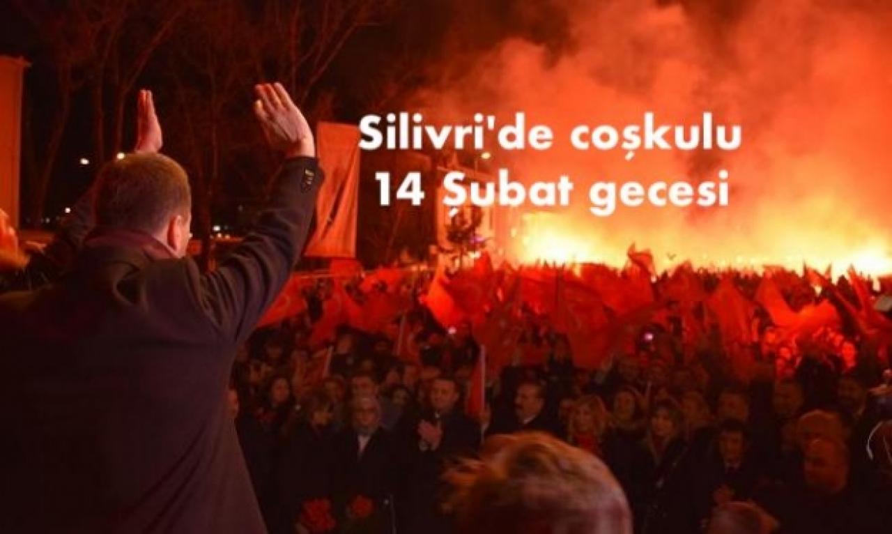 Silivri'de coşkulu 14 Şubat gecesi