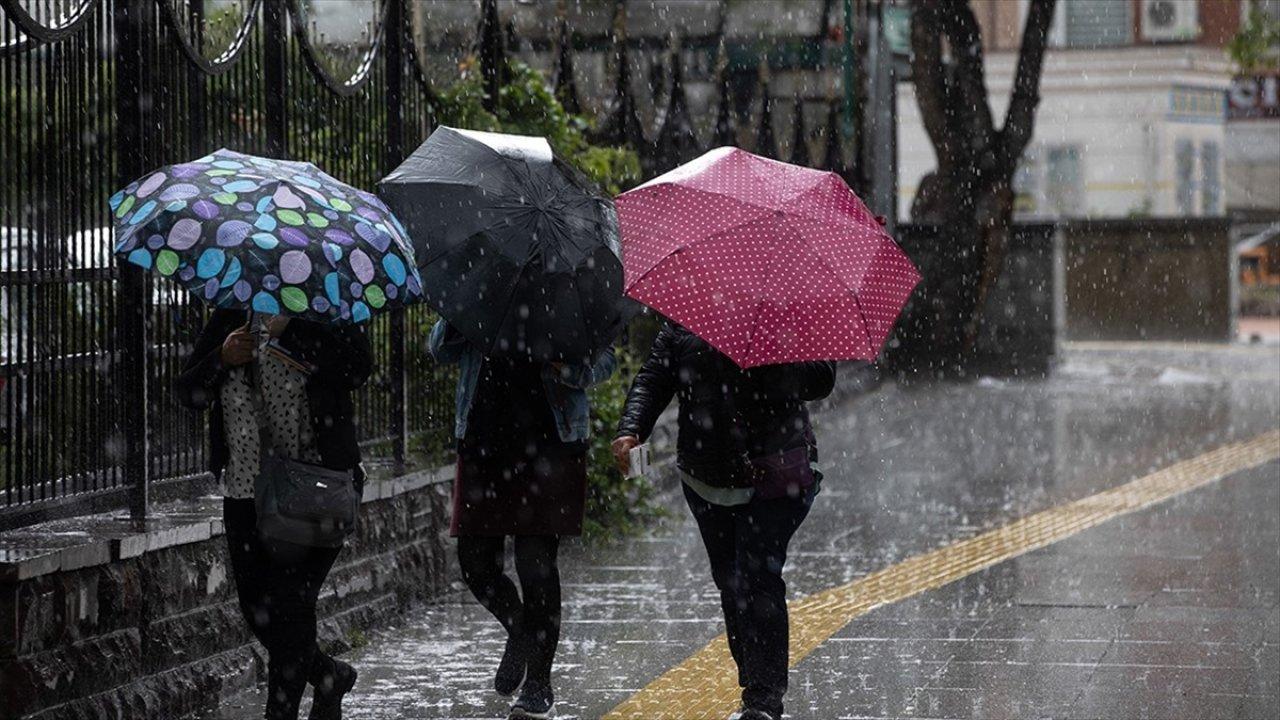 Meteoroloji saat verdi: İki il için sağanak uyarısı