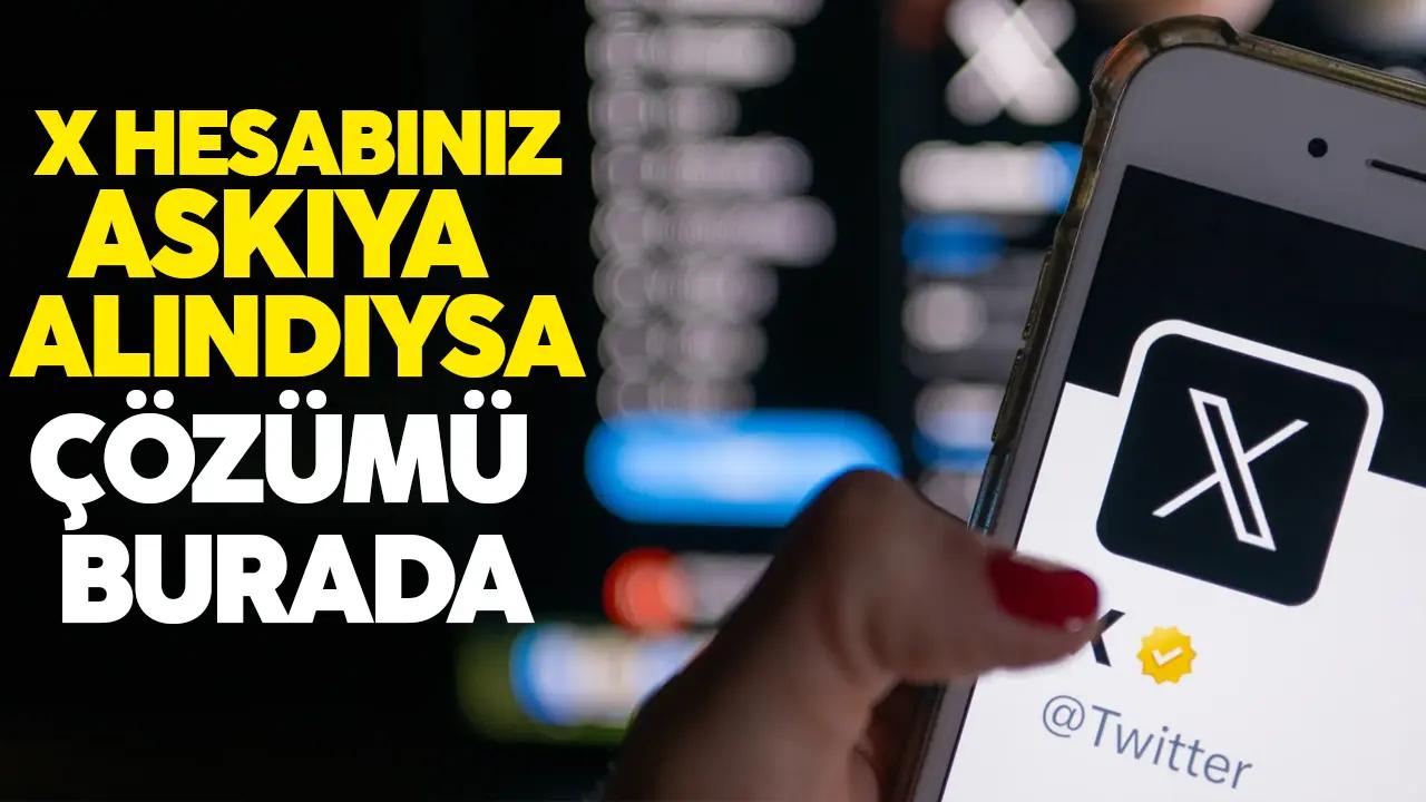 X'te (Twitter) telif hakkı nedeniyle askıya alınan hesap nasıl açılır?