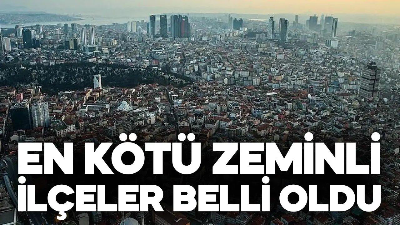 En kötü zeminli bölgeler açıklandı!