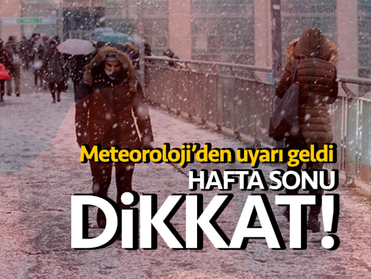 İstanbul için hafta sonu uyarısı! Hava nasıl olacak?