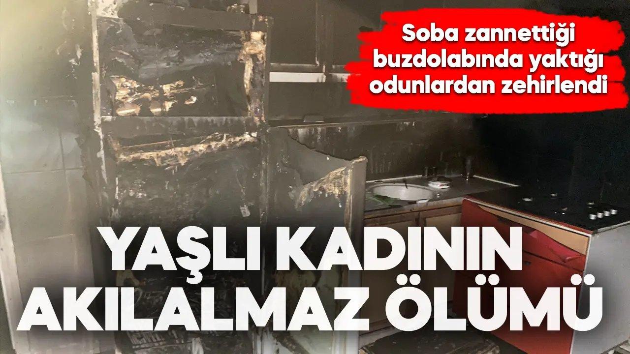 Buzdolabında odun yakan Alzheimer hastası yaşlı kadın, zehirlenip öldü!