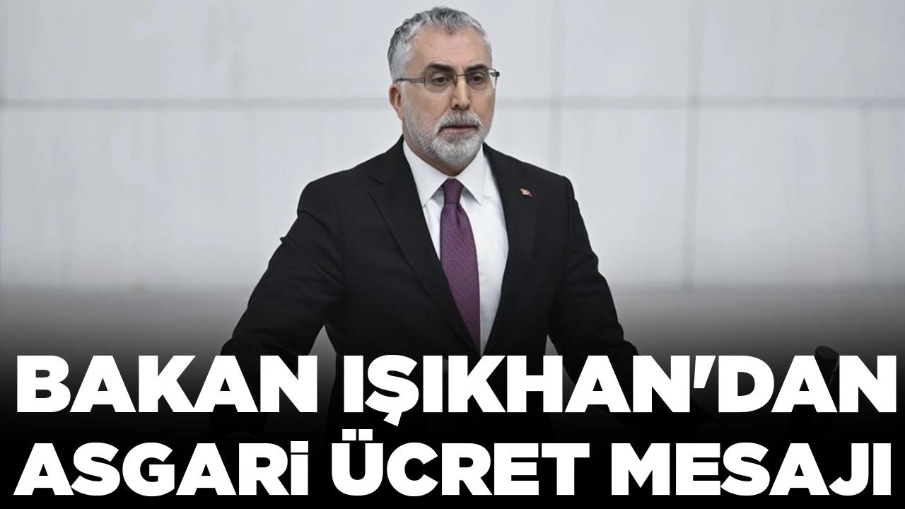 Bakan Işıkhan'dan asgari ücret için rakam vermedi: 'Komisyonumuz çalışıyor'