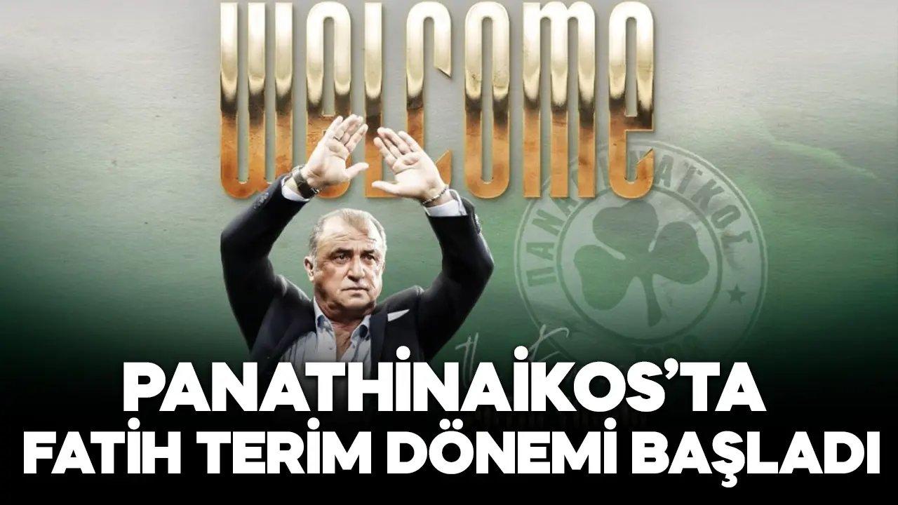 Panathinaikos'ta resmen Fatih Terim dönemi başladı