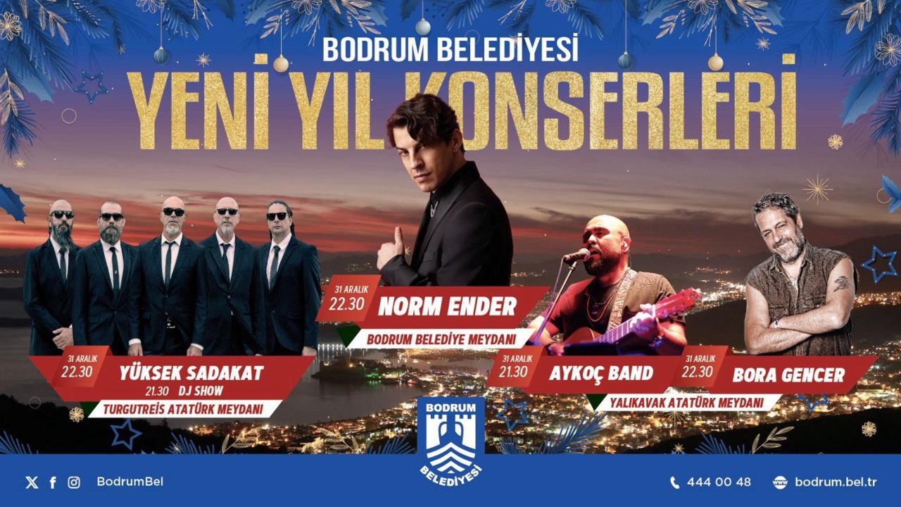 Bodrum Belediyesi'nin yılbaşı etkinlikleri iptal