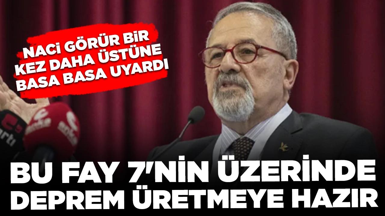 Naci Görür'den Tunceli depremi yorumu: Bu fay kırılmaya ve 7’nin üzerinde deprem üretmeye hazır