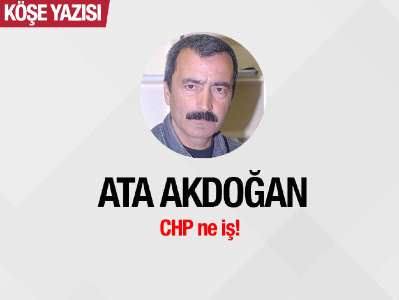 CHP ne iş!