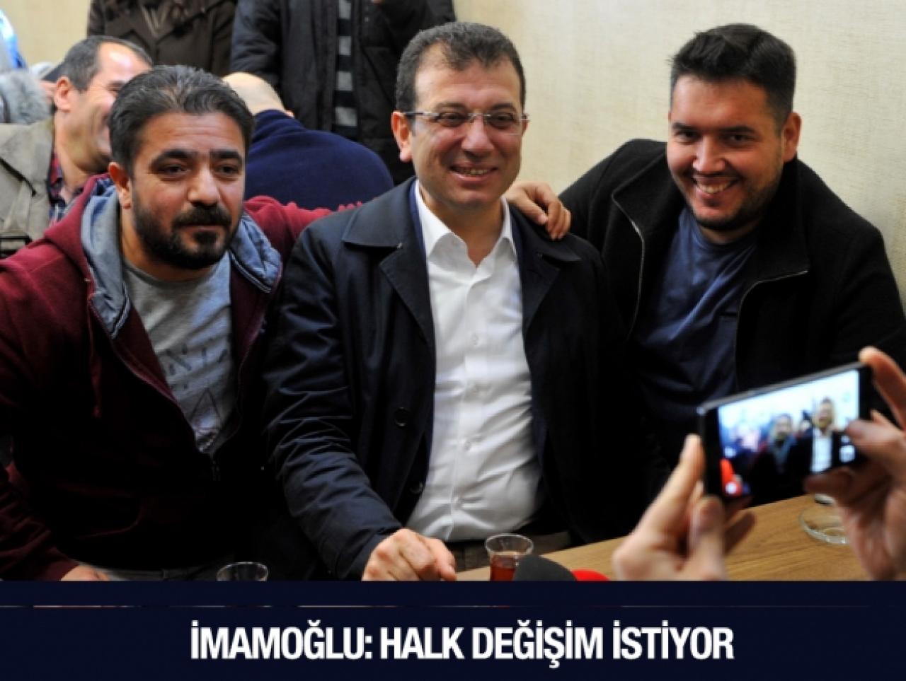 İmamoğlu: Halk değişim istiyor