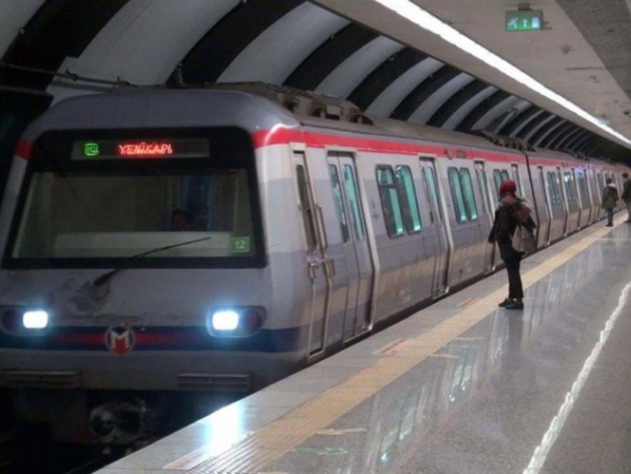 Yenikapı-Hacıosman metro hattında arıza