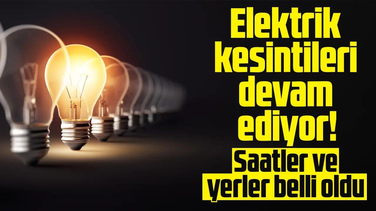 Tekirdağ'da uzun süreli elektrik kesintisi! 21 Ocak 2024 TREDAŞ kesinti listesi