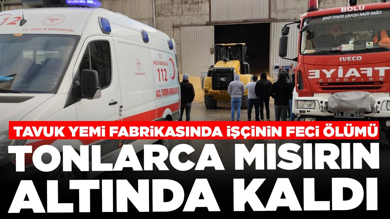 Tavuk yemi fabrikasında işçinin acı ölümü: Tonlarca mısırın altında kaldı