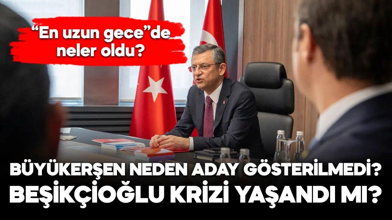 Büyükerşen, Eskişehir'de aday değil! İşte CHP'nin aday listesi