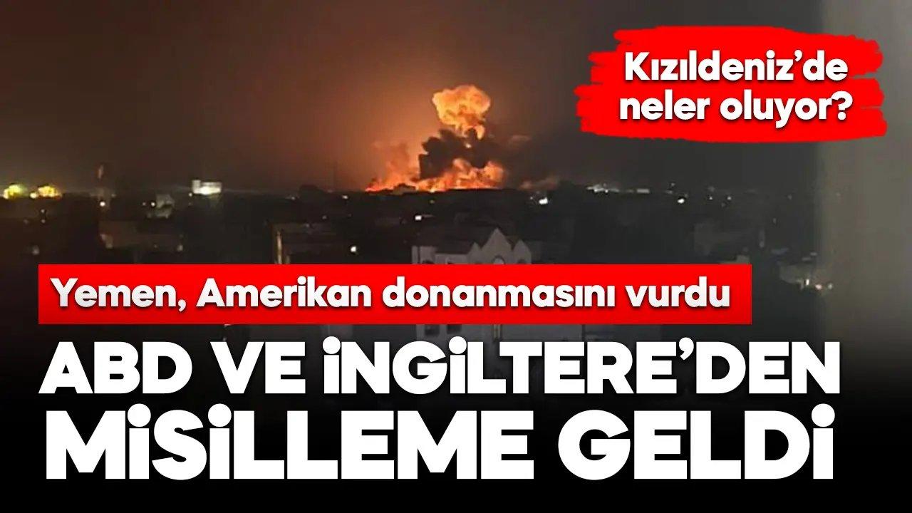 ABD ve İngiltere'den Yemen'e hava saldırısı