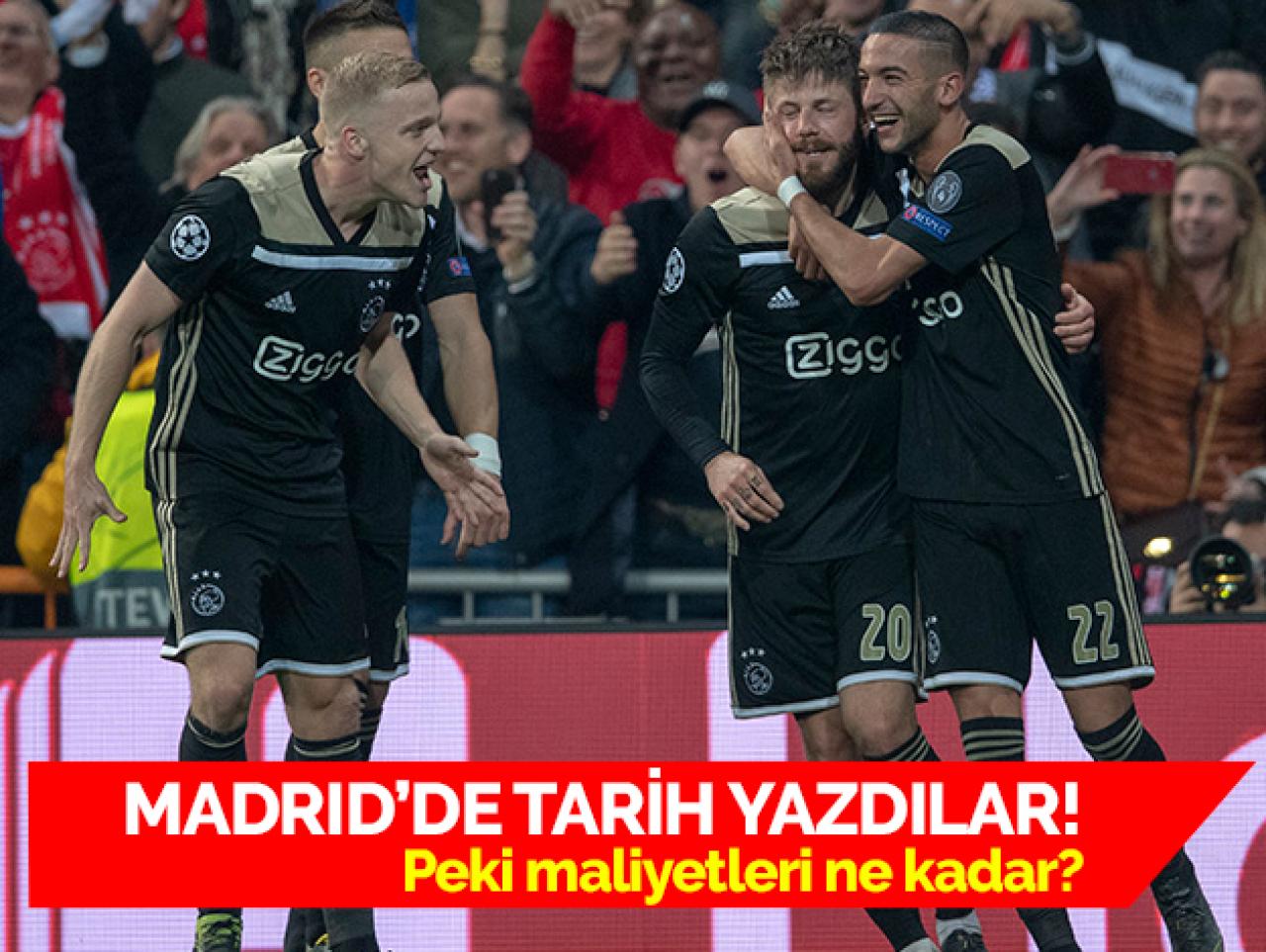 Ajax tarih yazdı! Oyuncularının maliyeti ne kadar