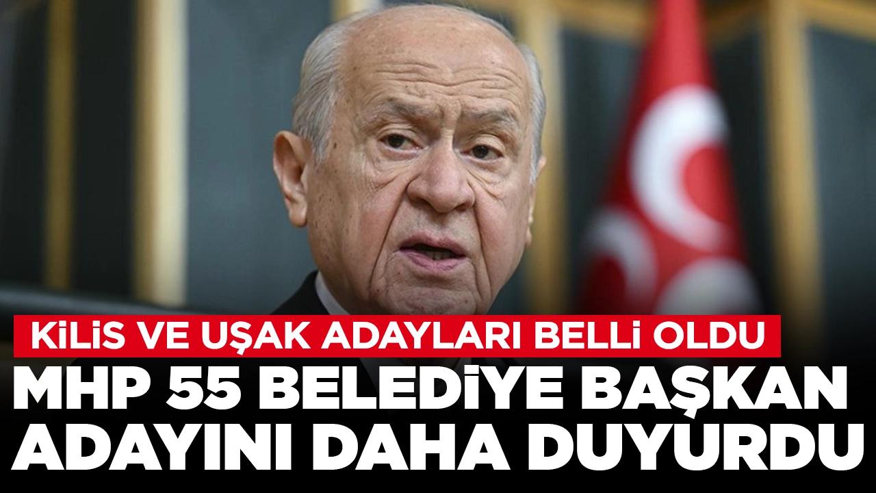 MHP 55 belediye başkan adayını daha açıkladı