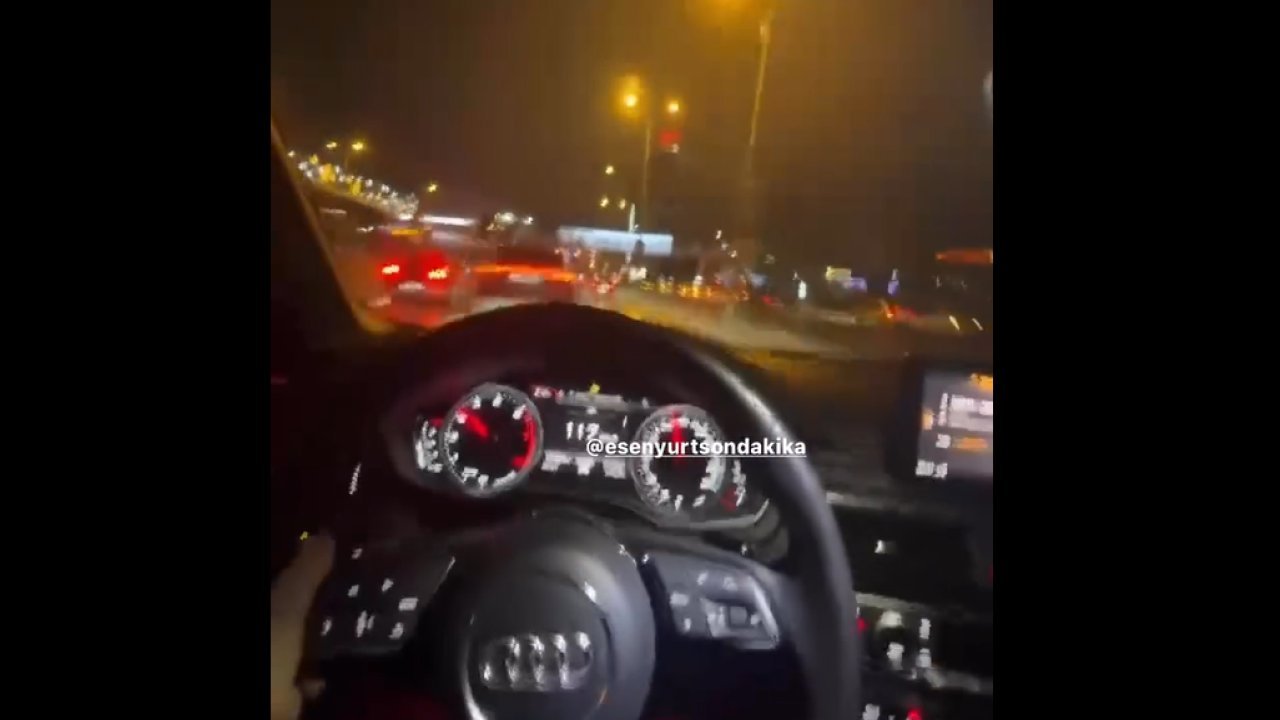 Trafik magandası, makas attığı anları çekip paylaştı!