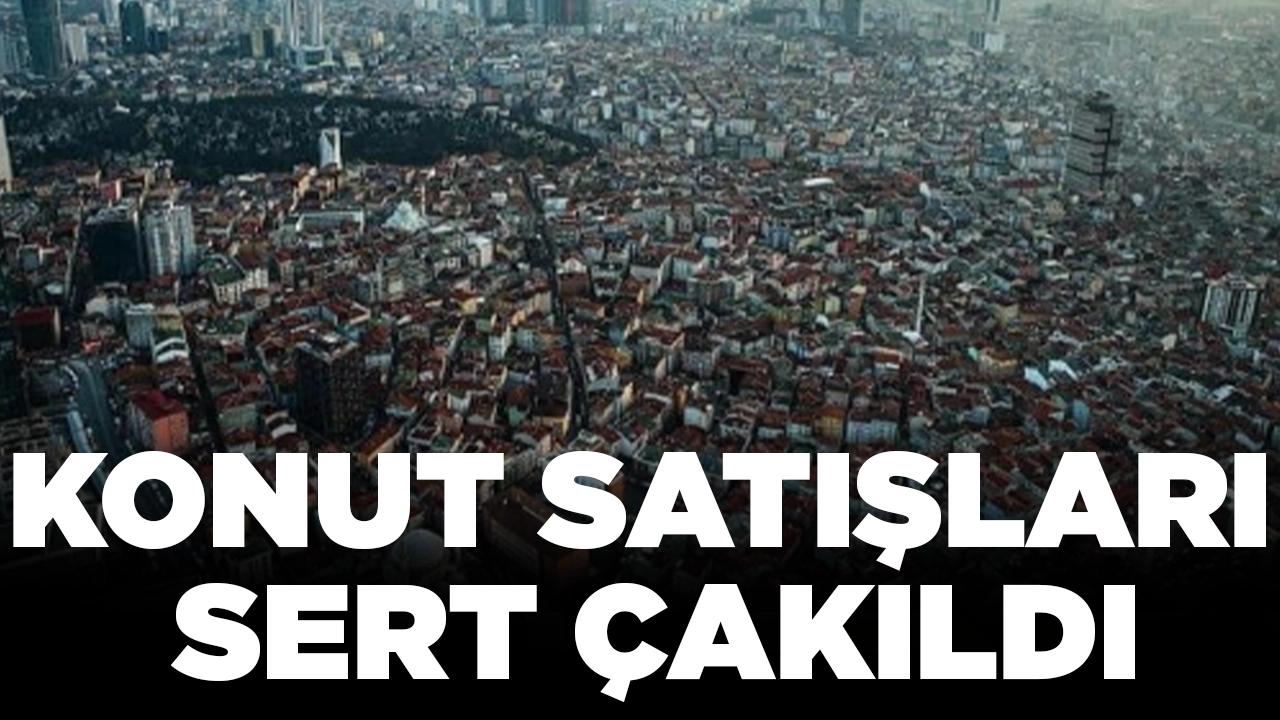 TÜİK açıkladı: Konut satışları sert çakıldı