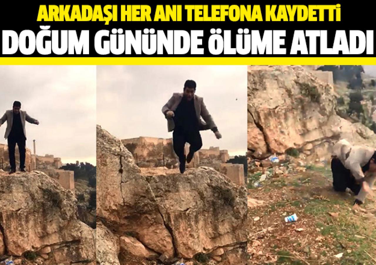 Doğum gününde ölüme atladı!