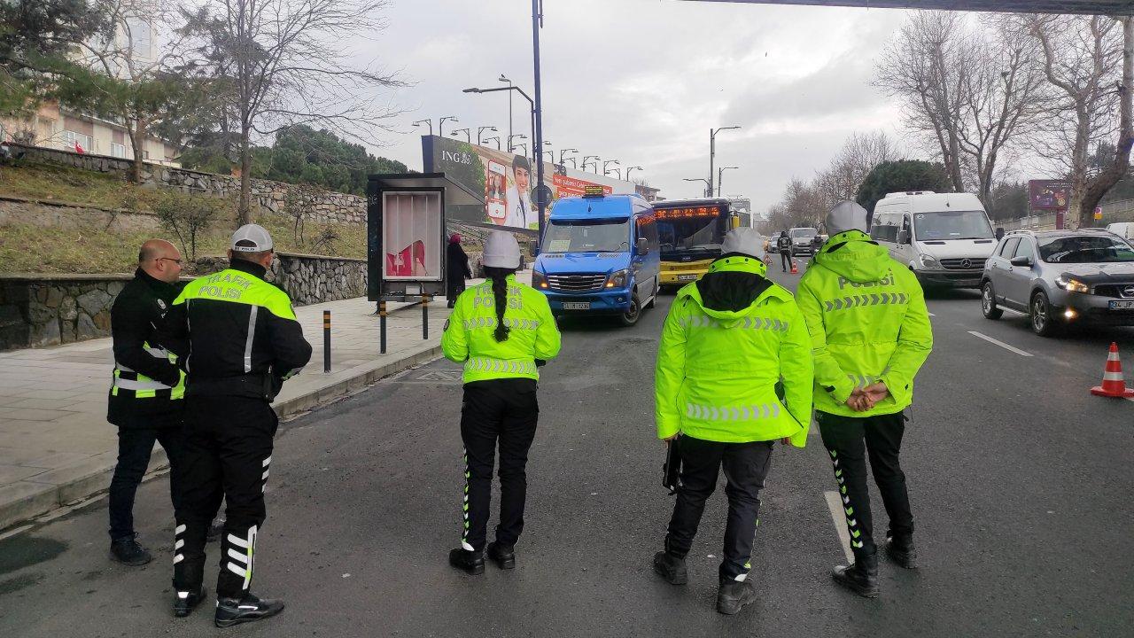 Beşiktaş'ta kural ihlali yapan sürücülere ceza yağdı