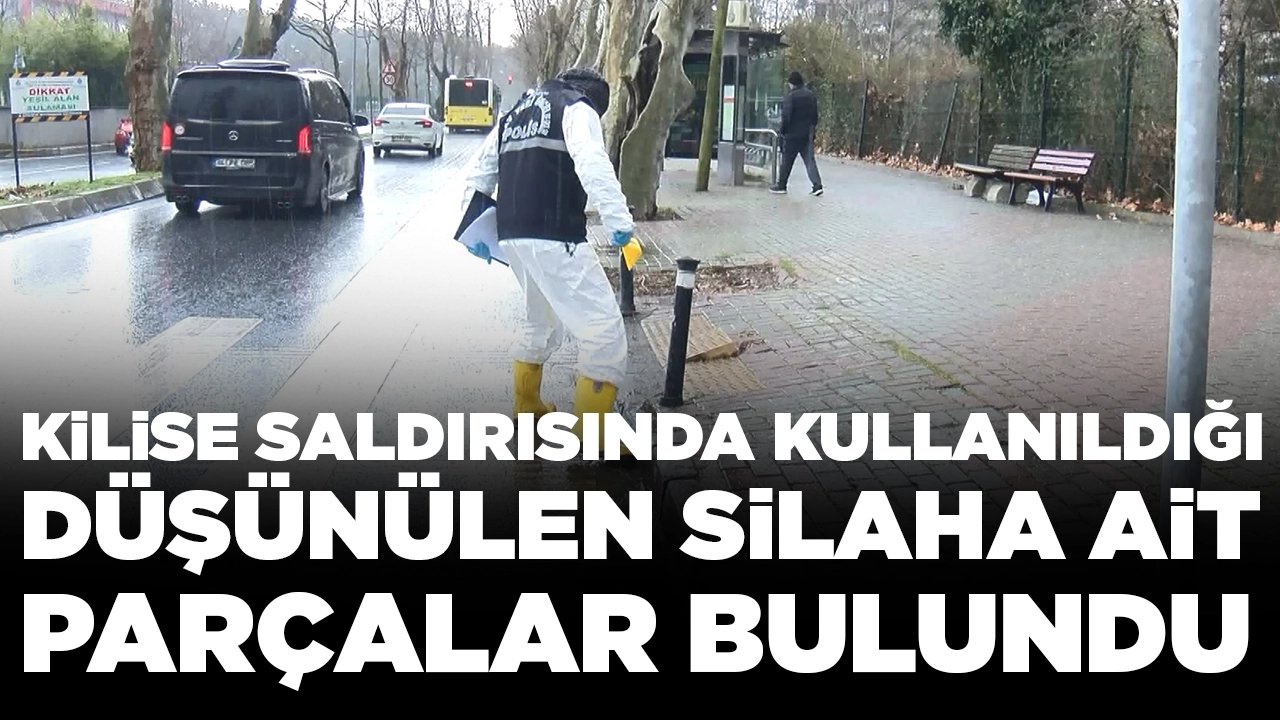 Kilise saldırısında kullanıldığı düşünülen silaha ait parçalar bulundu