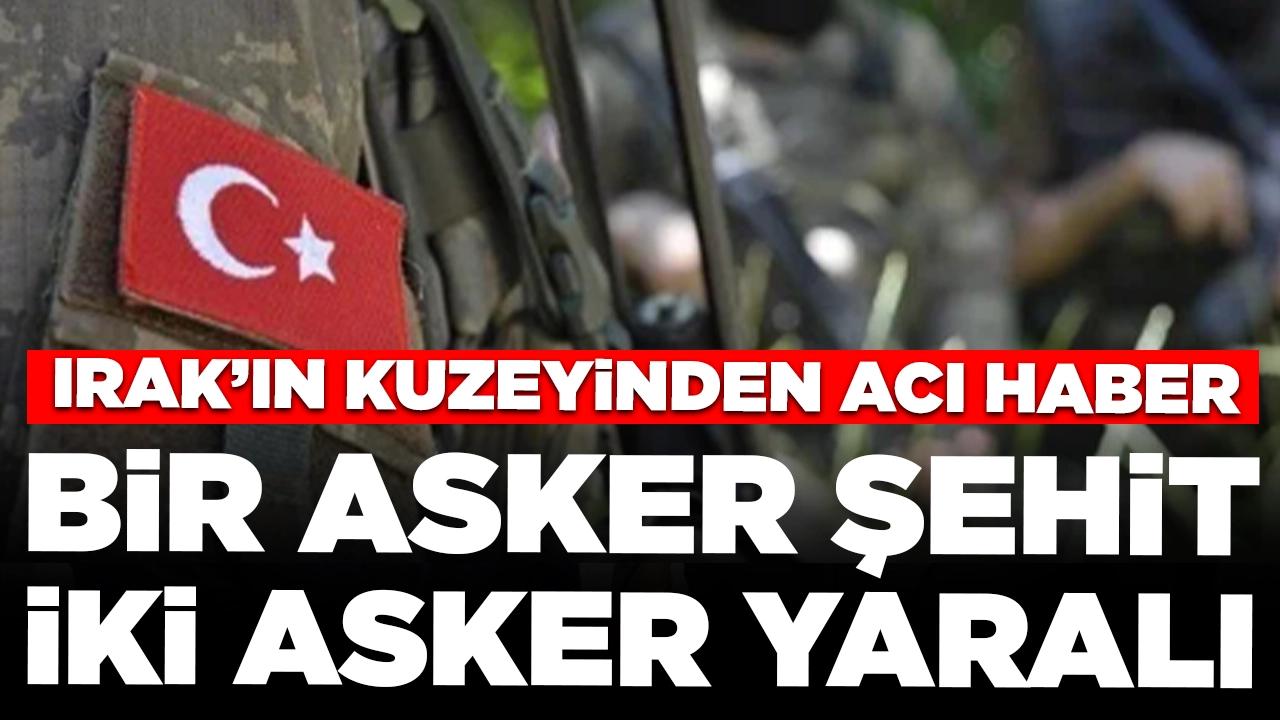 MSB acı haberi duyurdu: Irak'ın kuzeyinde 1 asker şehit oldu