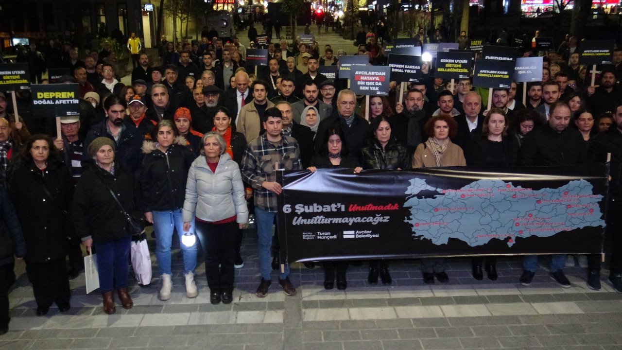 Avcılar'da asrın felaketinde hayatını kaybedenler unutulmadı