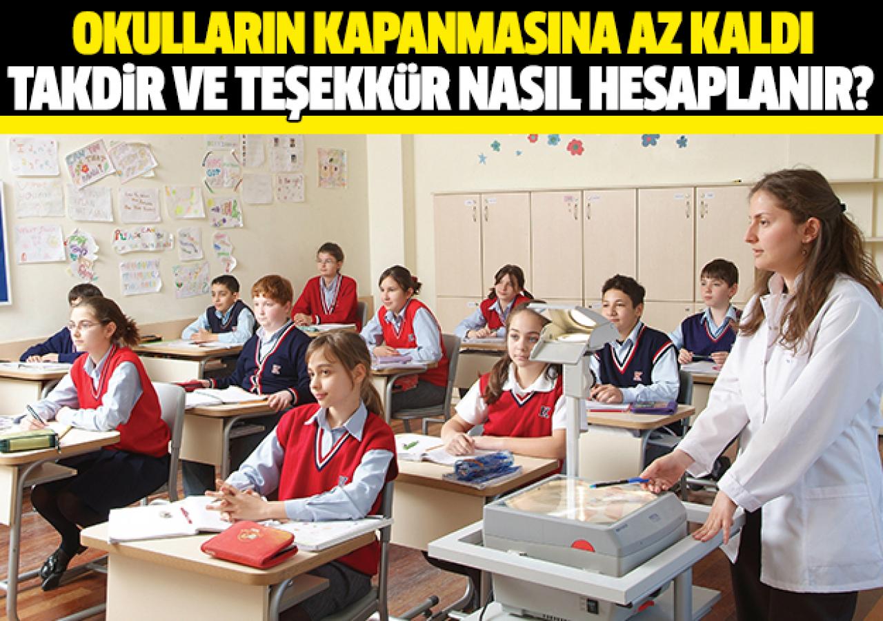 2018 Takdir Teşekkür nasıl hesaplanır - E-Okul ve VBS giriş bilgileri