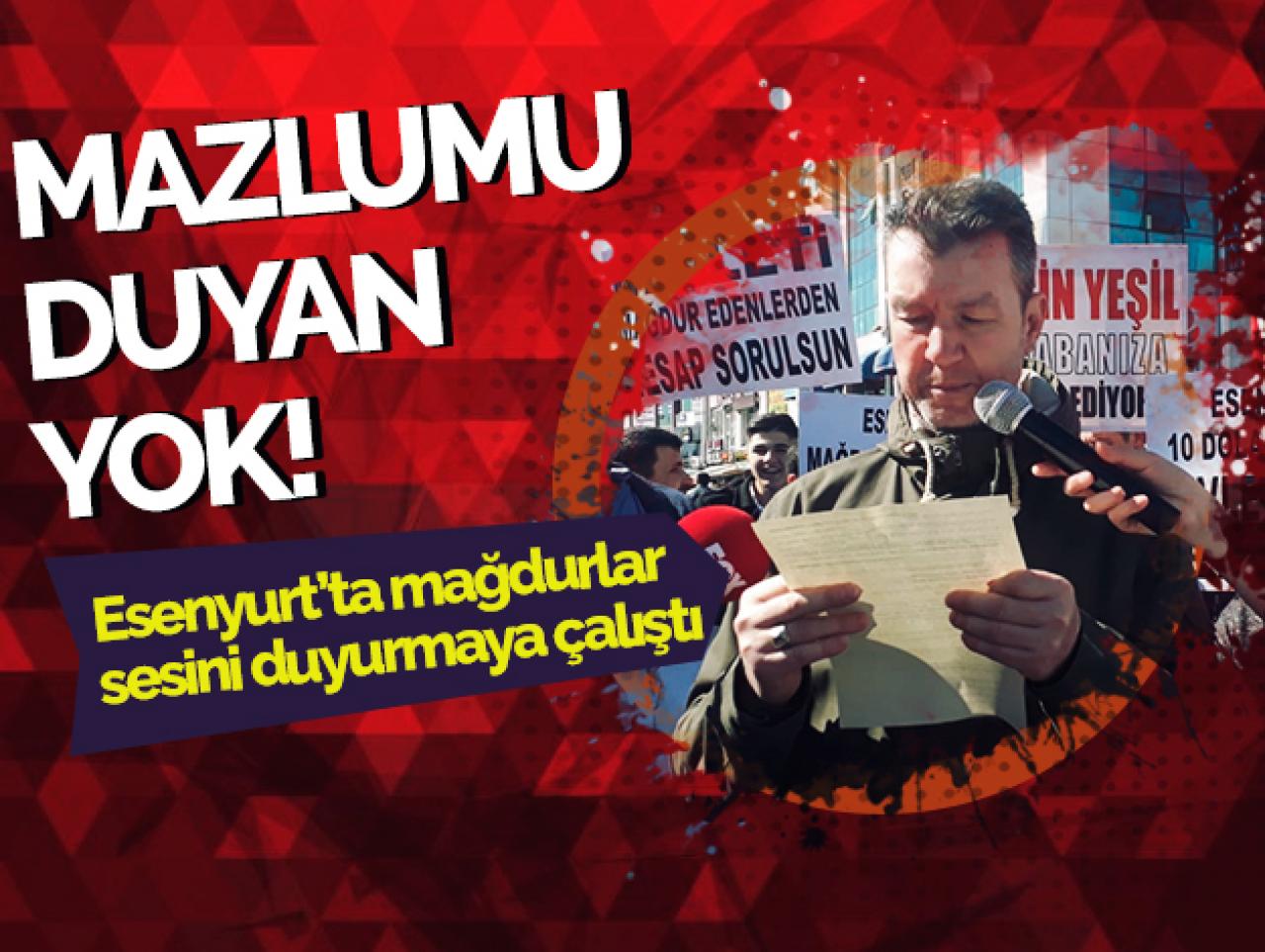 Mazlumu duyan yok!