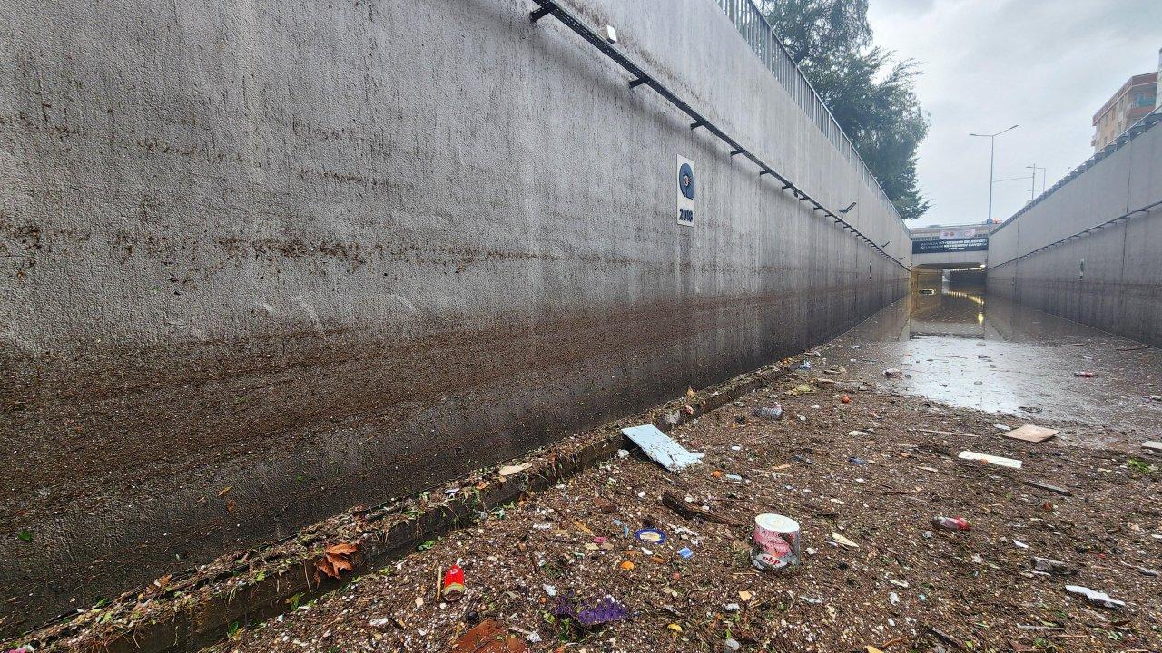 Antalya'da 1 kişinin öldüğü su dolu alt geçitte felaketin izi