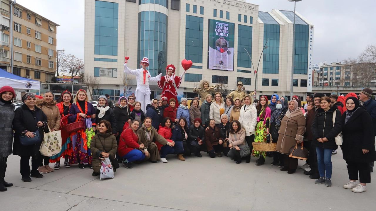 Kartal’da kadın emeği pazarı açıldı