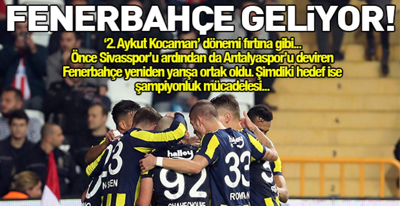 Fenerbahçe geliyor