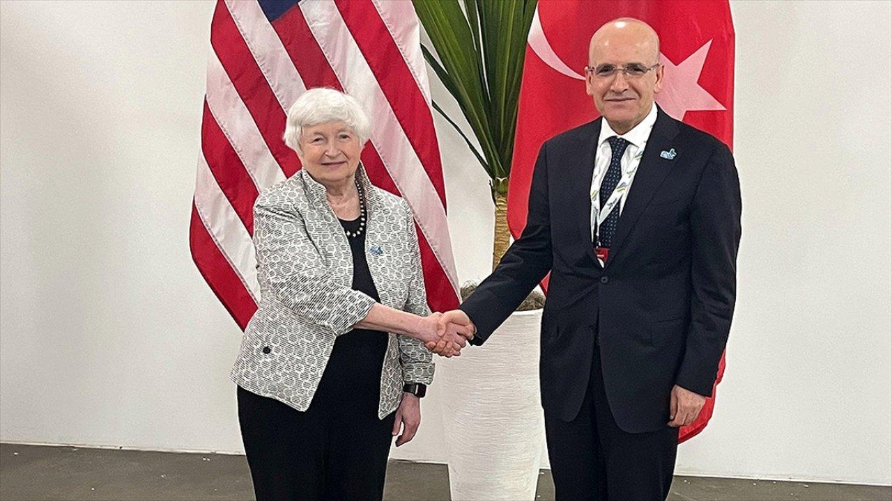 Bakan Şimşek ABD Hazine Bakanı Yellen ile görüştü