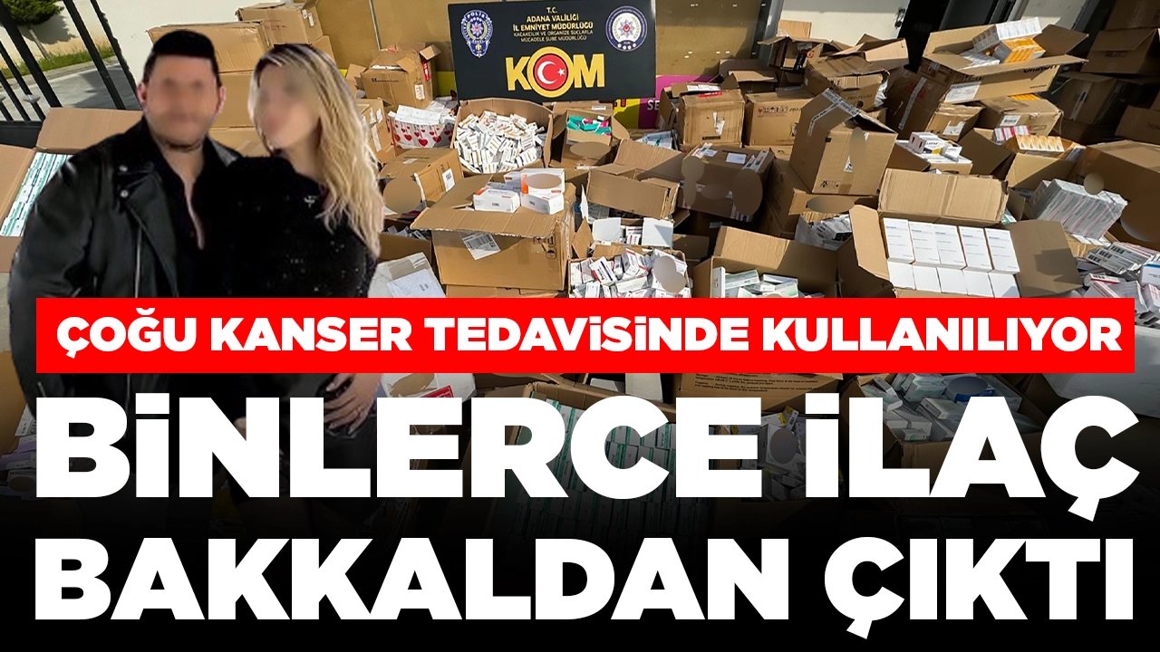 Bakkal dükkanına operasyon: Devlet hastanelerine ait binlerce kutu ilaç bakkaldan çıktı