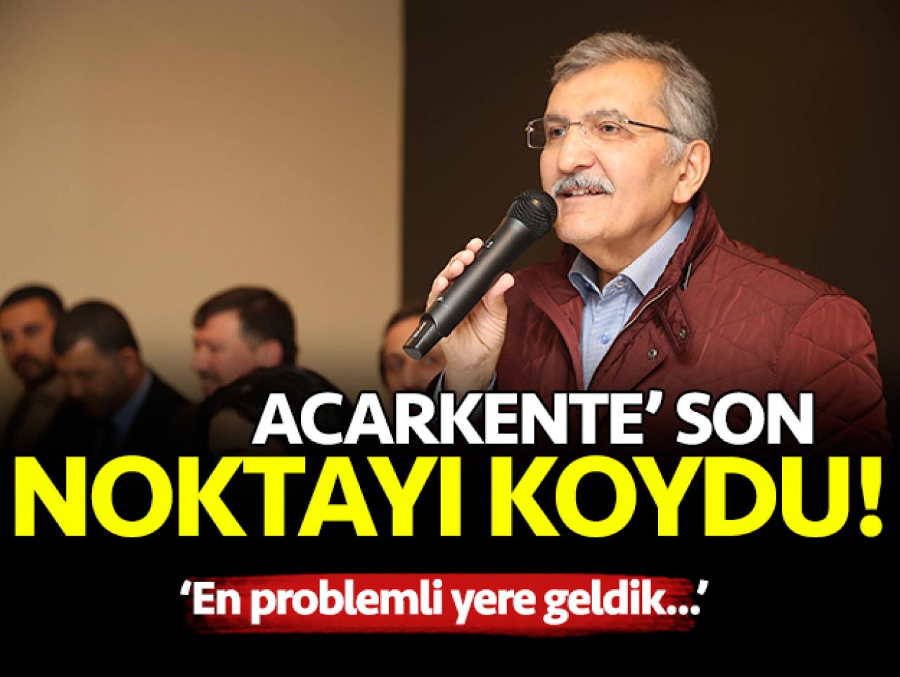 Acarkent’te noktayı koydu