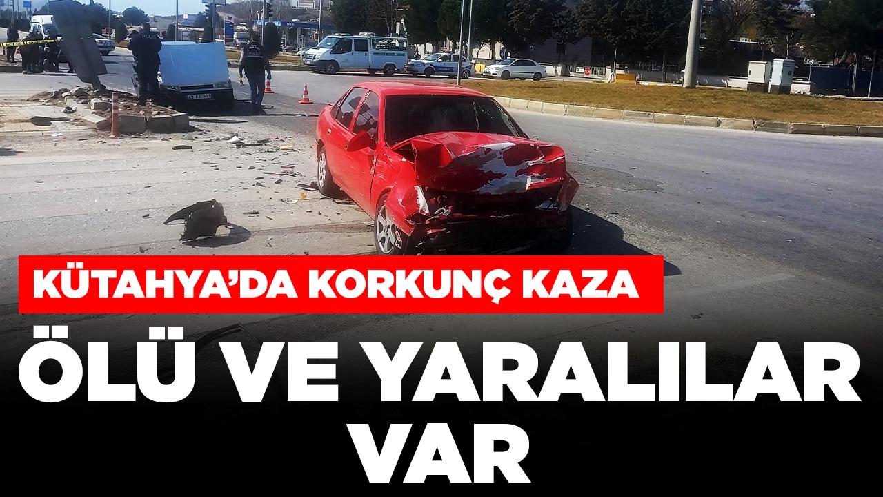 Kütahya'da korkunç kaza: Ölü ve yaralılar var