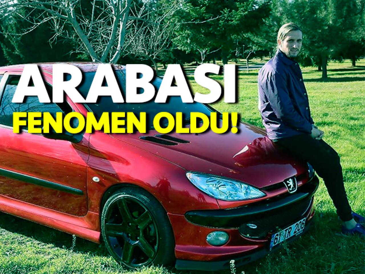 Yusuf Yazıcı'nın bordo mavi arabası fenomen oldu