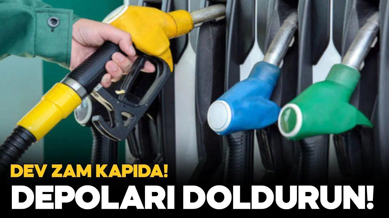 Depoları doldurun, Akaryakıta dev zam yolda! 14 Mart 2024