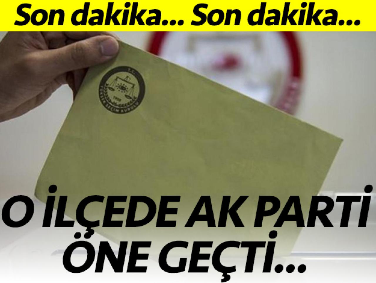 Büyükçekmece'de AK Parti öne geçti