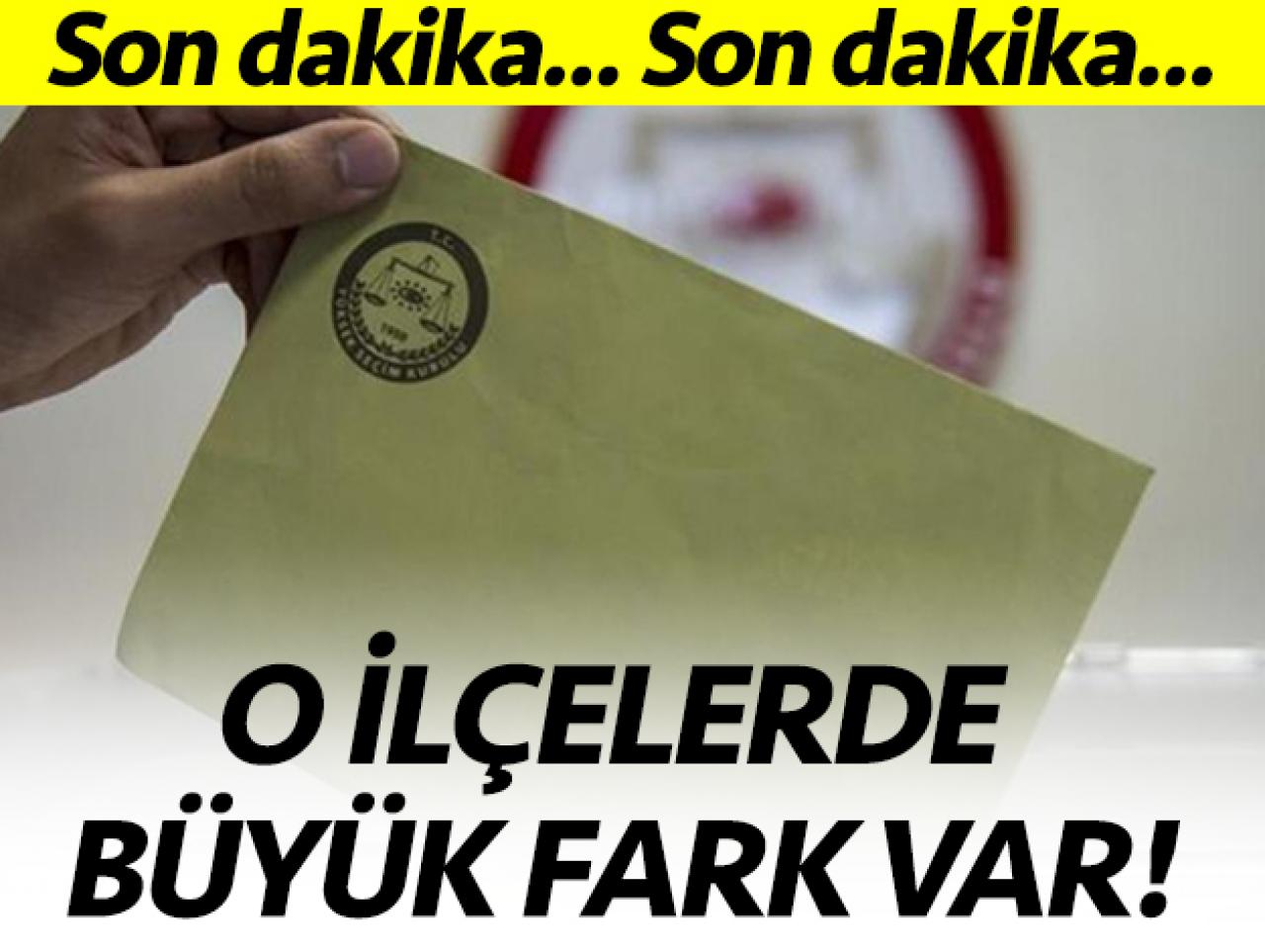 Sultangazi, Başakşehir, Güngören ve Fatih'te büyük fark var