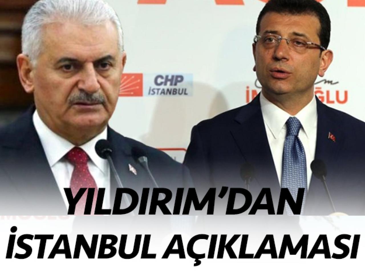 Binali Yıldırım'dan İstanbul açıklaması