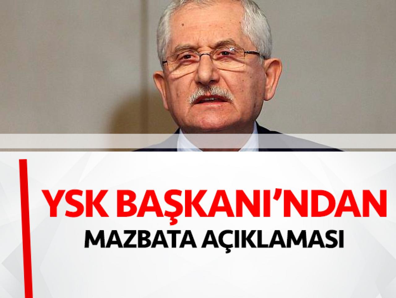 YSK Başkanı Sadi Güven: Mazbatalar verilecek