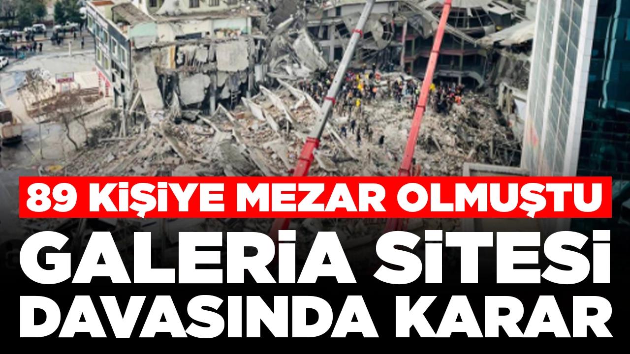 89 kişiye mezar olmuştu: Galeria Sitesi davasında cezalar belli oldu