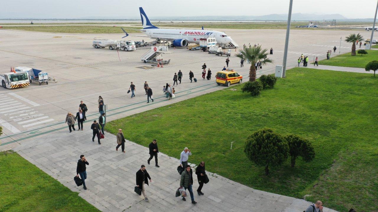 Hatay'da uçak seferleri yeniden başladı