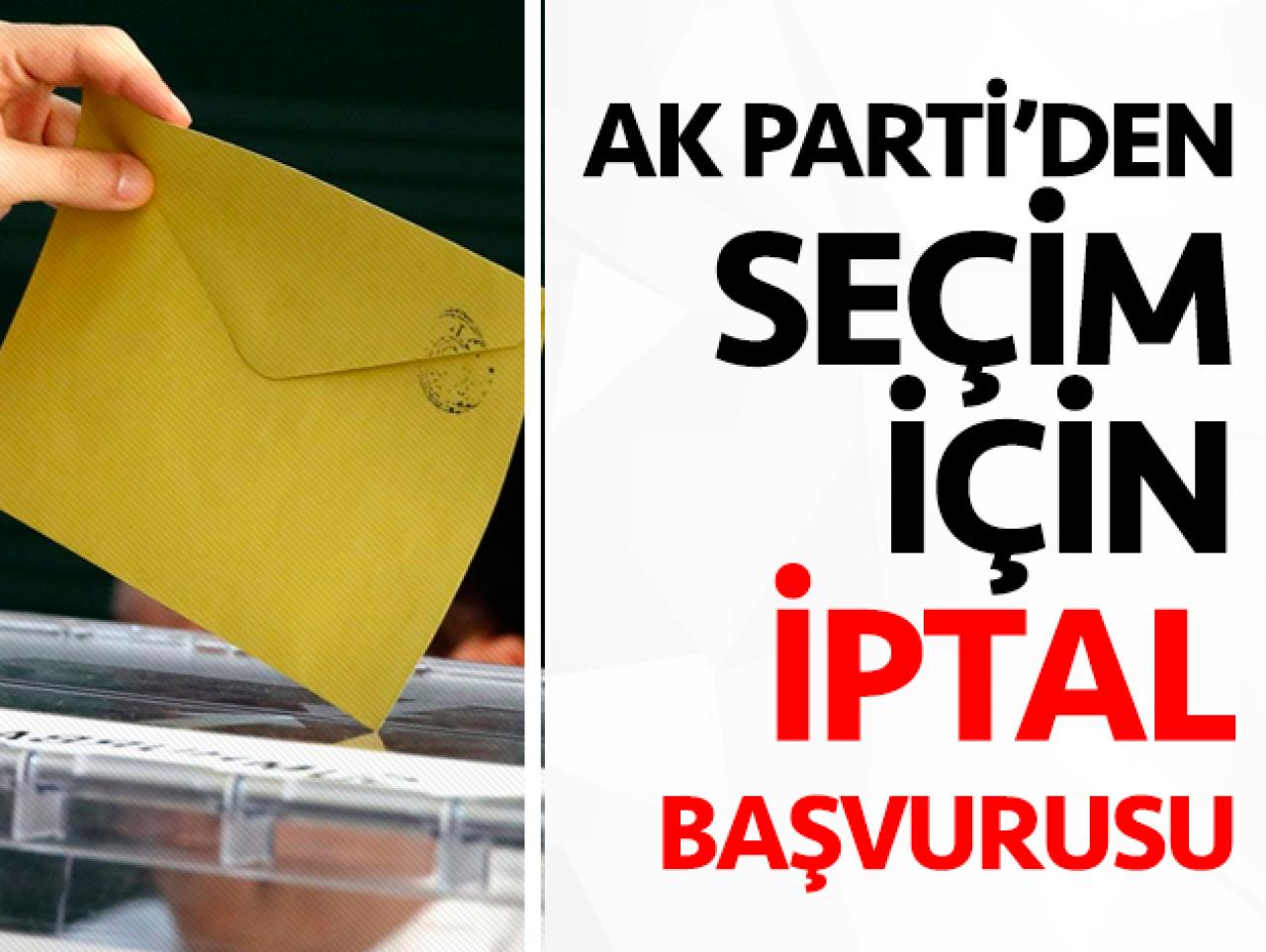 AK Parti'den Büyükçekmece seçimlerinin iptali için başvuru