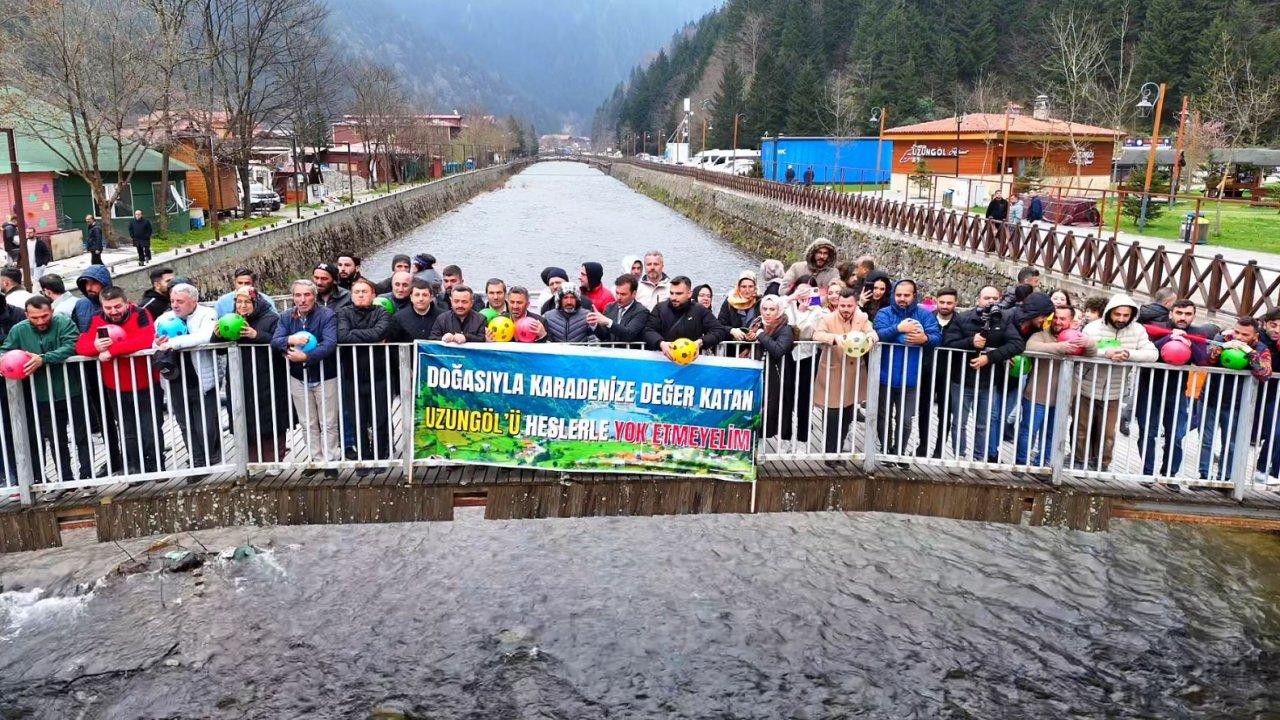 Trabzon'da ‘horonlu-gollü’ HES protestosu: 'Akıl tutulması'