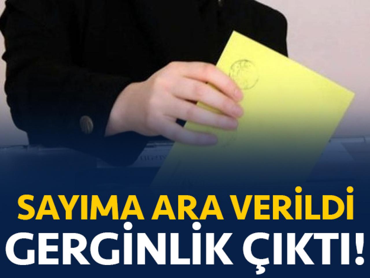 Maltepe'de oy sayımına ara verildi! Oylar ne zaman sayılacak