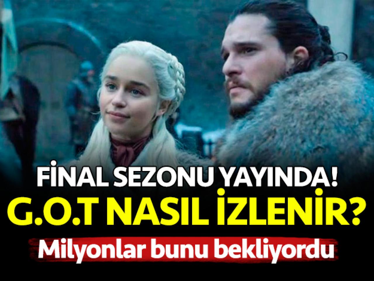 Game Of Thrones 8. sezon izle! GOT HBO Digiturk şifresiz izle