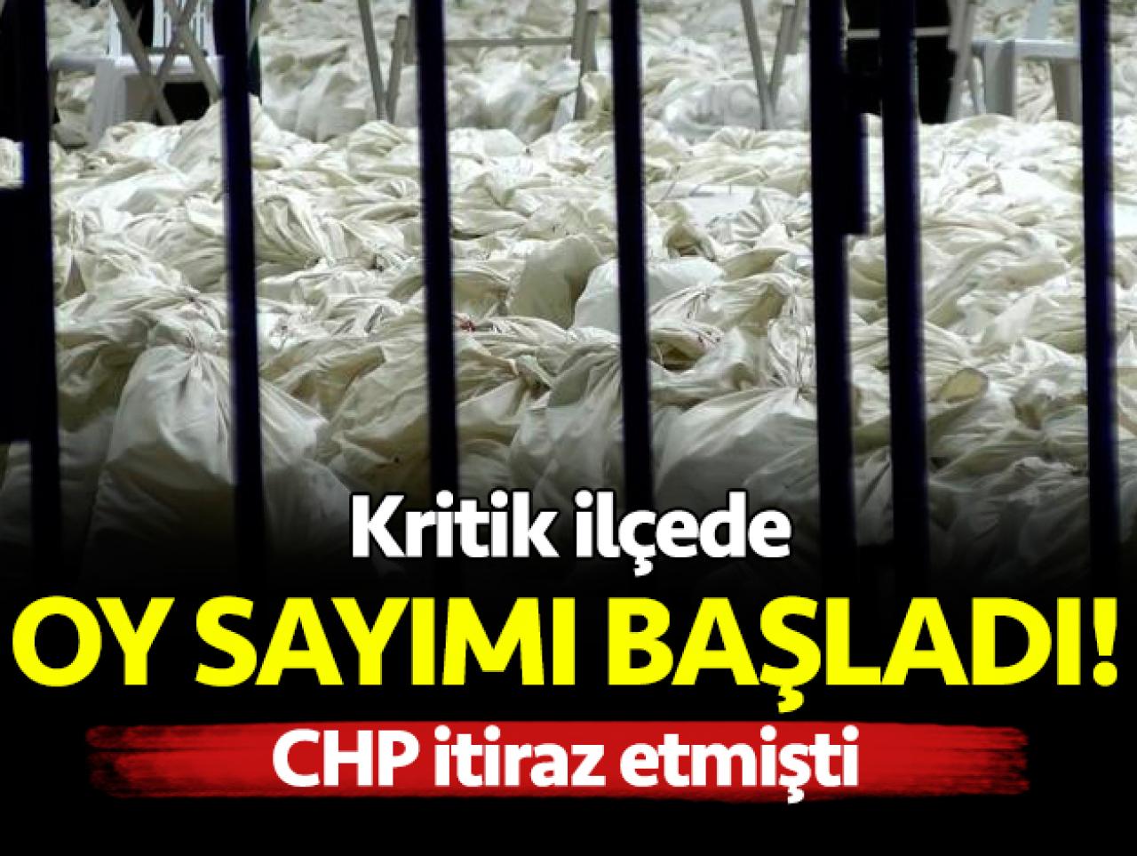 Maltepe'de oy sayımı tekrar başladı